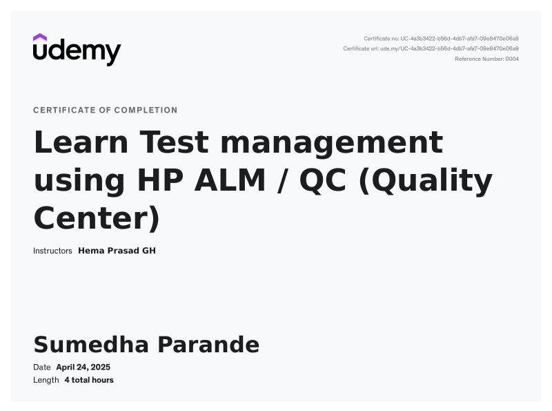 Learn Test Management Using HP ALM